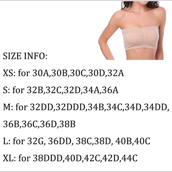 Strapless Nude and White - Picture 3 of 3